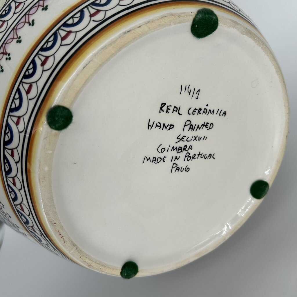 Floral Bird Motif Pot