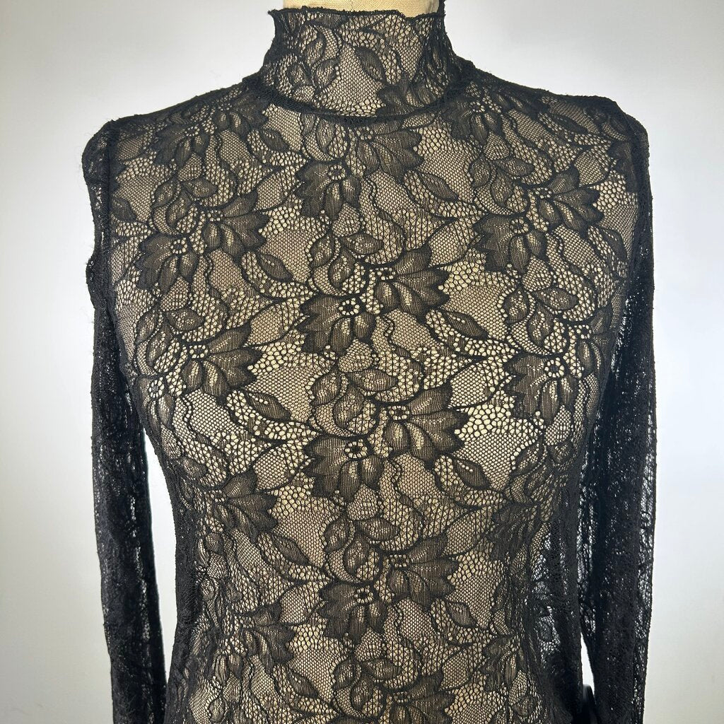 Anthropologie L/s Lace Shirt