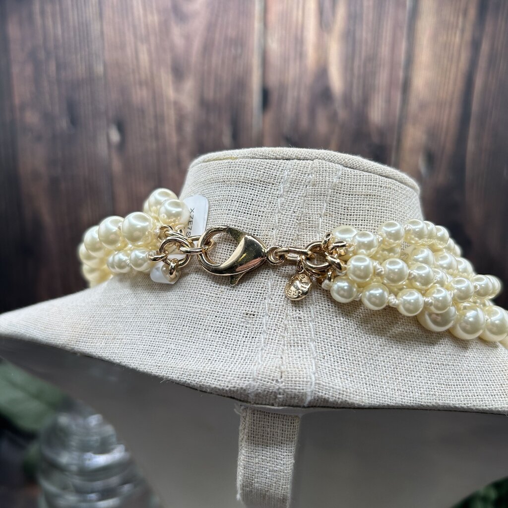 J Crew Multi Strand Pearl Necklace