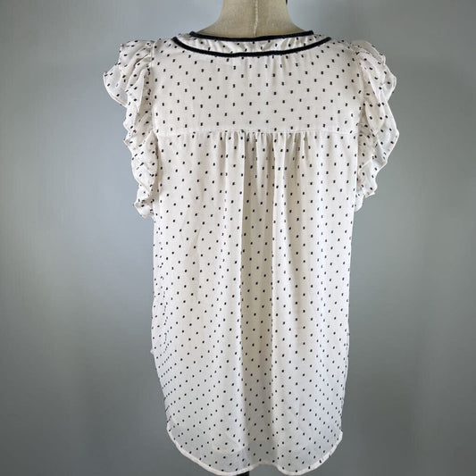 Loft S/s Dotted Print Shirt