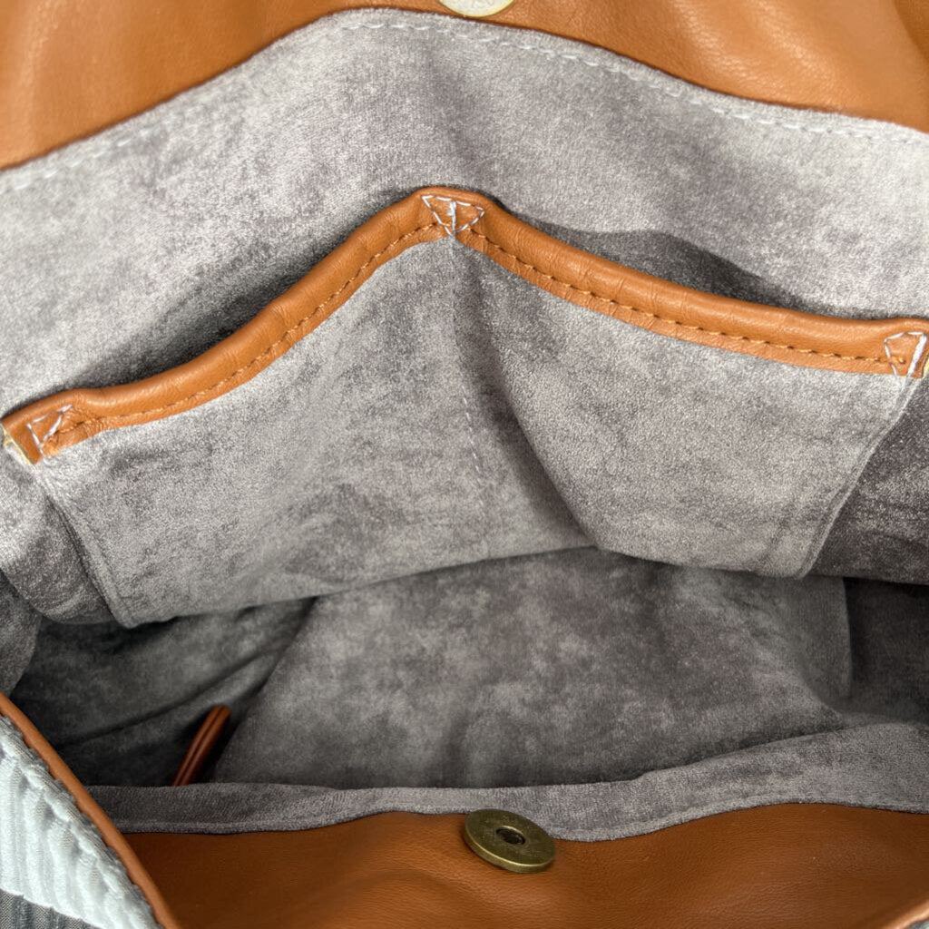 Anthropologie Corded Velvet Hobo