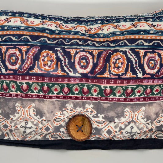 Anthro Dual Side Patterned Pillow