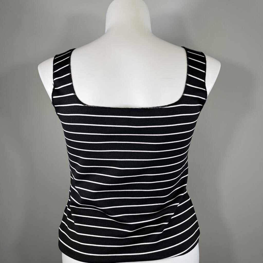 Maeve Slvls Stripe Shirt