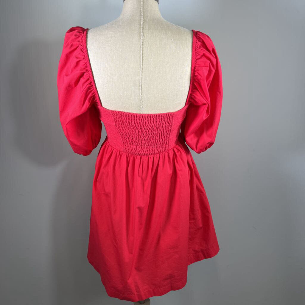 Maeve Puff Slv Mini Dress