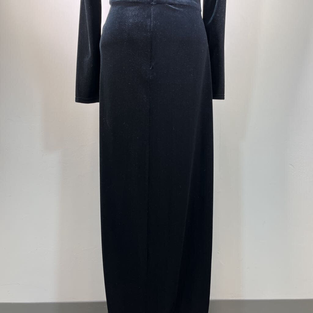 Jeffrey & Dara L/s Velvet Eve Gown