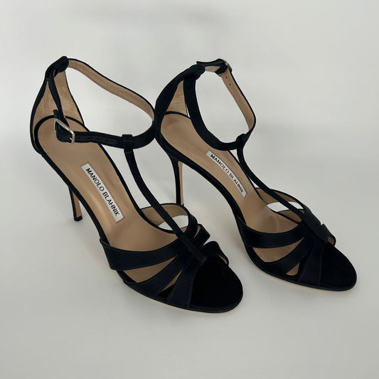 Manolo Blahnik Satin Heels