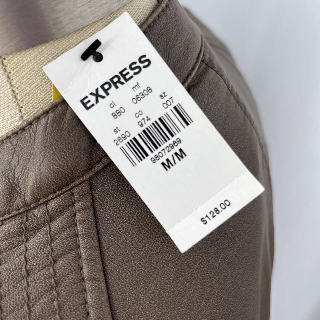 Express Vegan Leather Moto Jacket