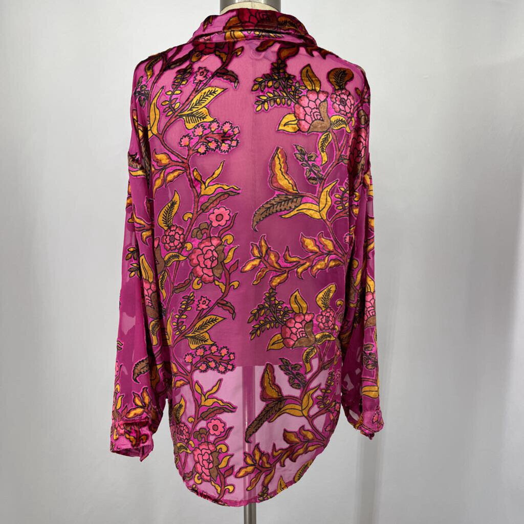 Aratta Silent Journey L/s Floral Shirt