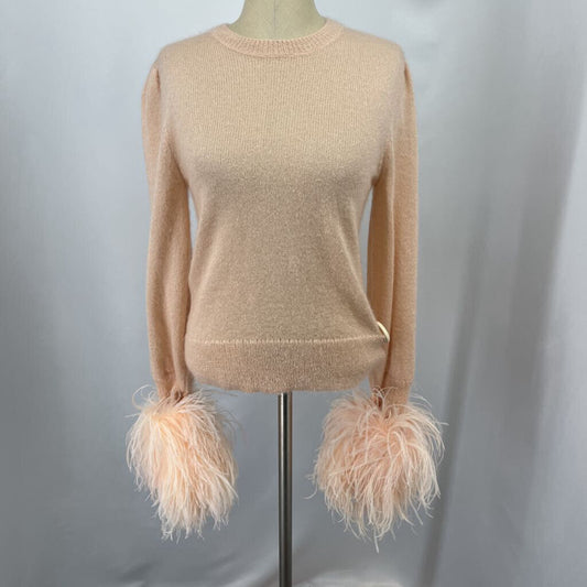 Gucci Feather Cuff Sweater