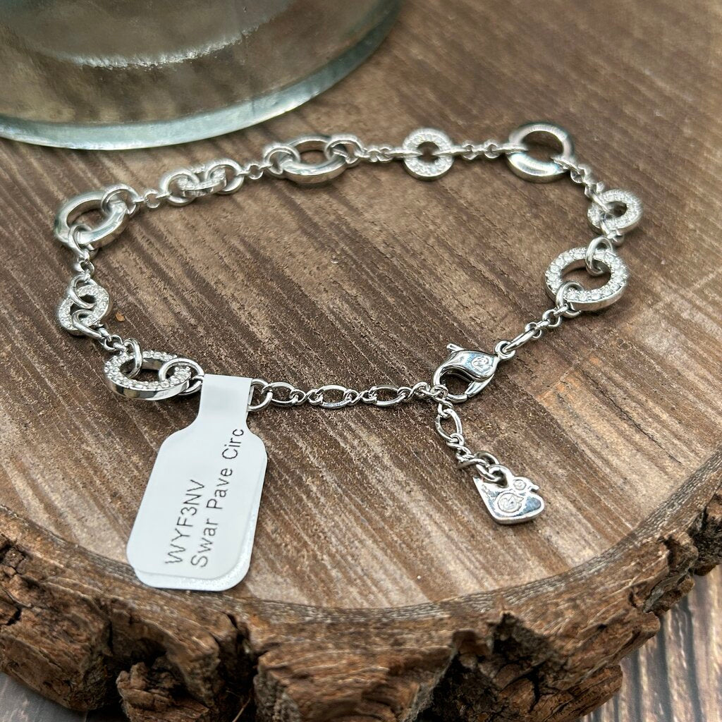 Swarovski Circle Links Bracelet