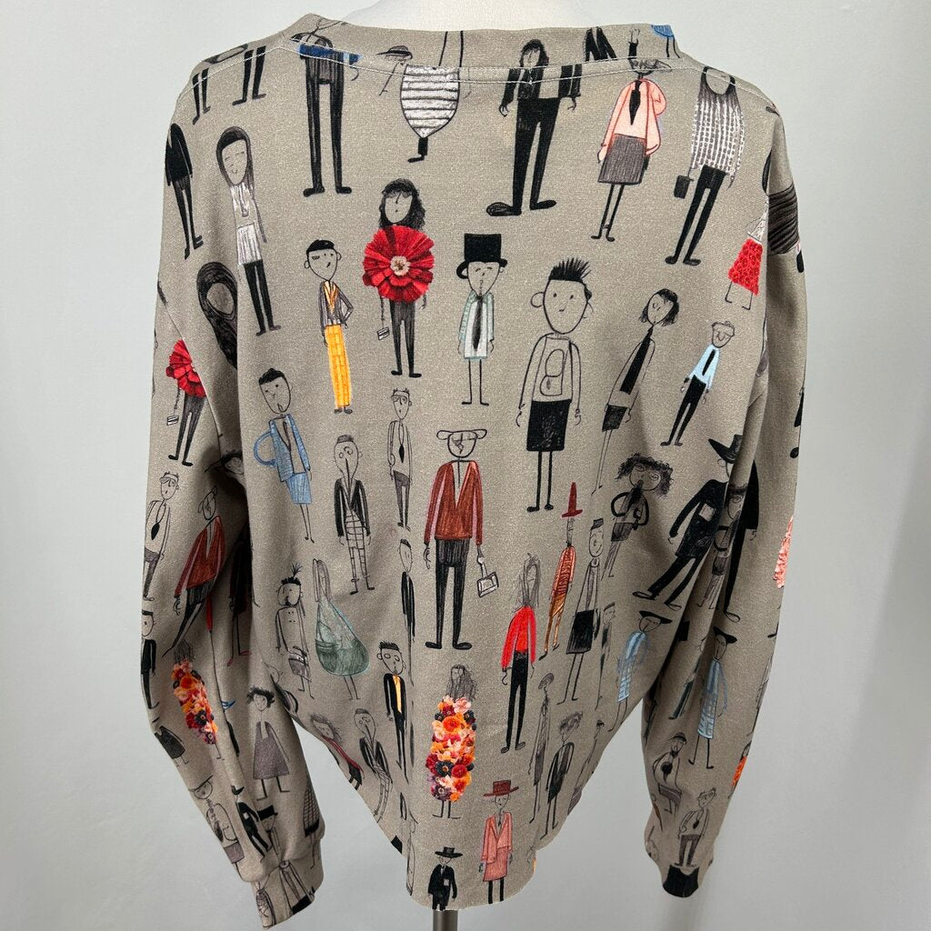 The Kit. L/s People Print Shirt