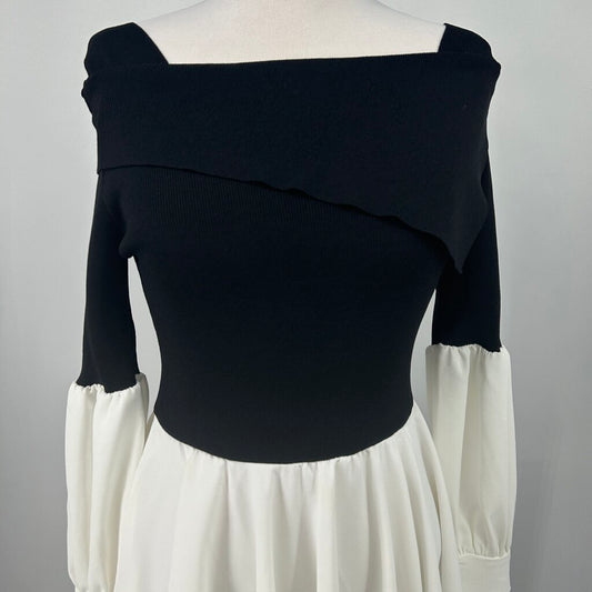 Gracia Mixed Media Mini Dress