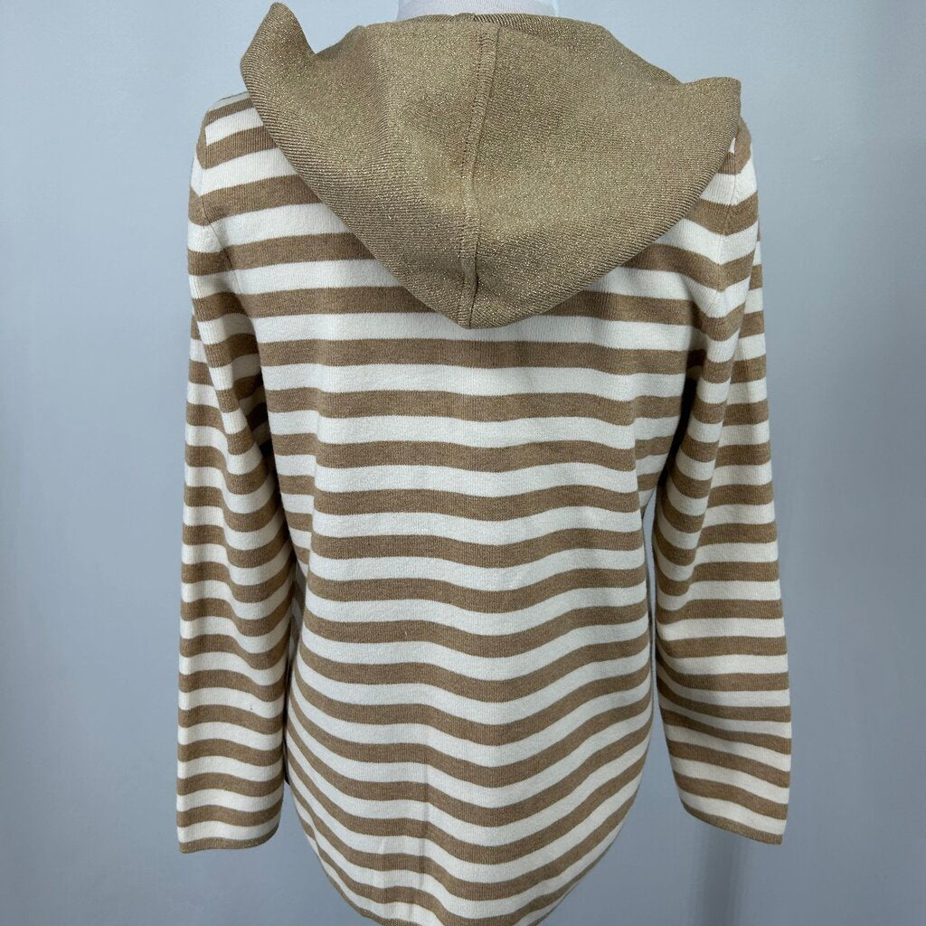 Chicos L/s Striped Cardigan