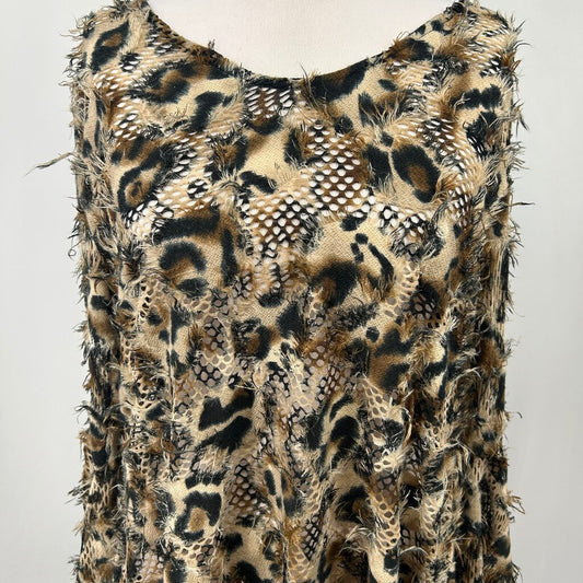 Mechant L/s Animal Print Sweater