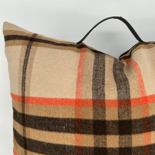 Plaid Front Pillow