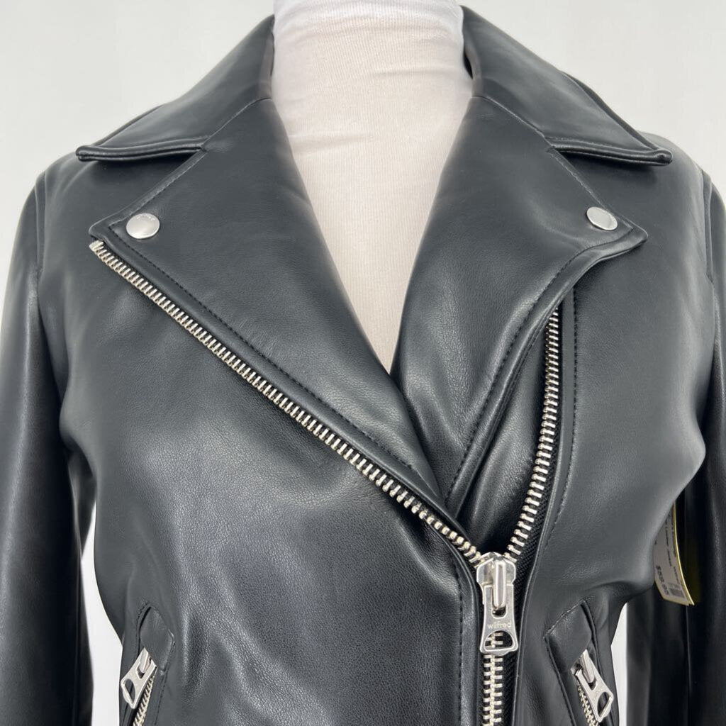 Wilfred Faux Leather Jacket