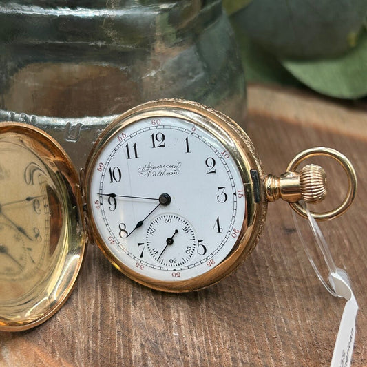 Antique American Waltham 14k Pocket Watch