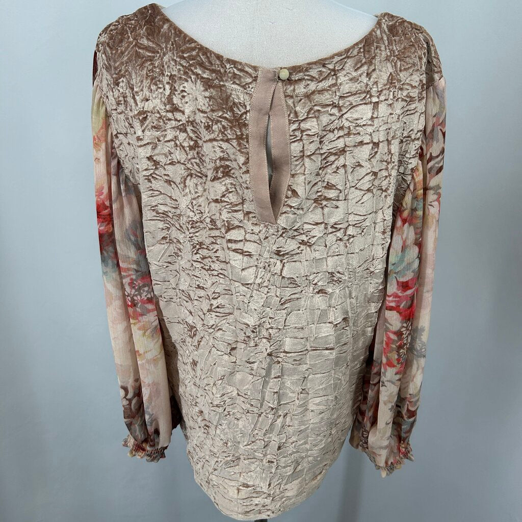 Meadow Rue Floral Sleeve Shirt