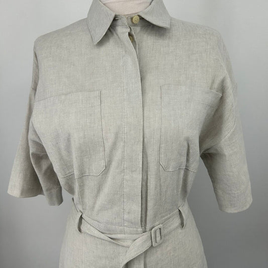 Theory S/s Belted Dress