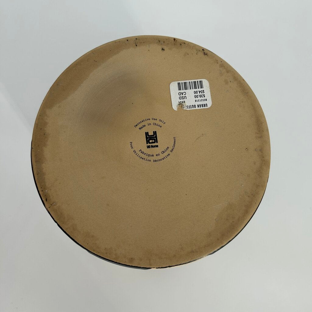 Ceramic Checkered Utensil Crock