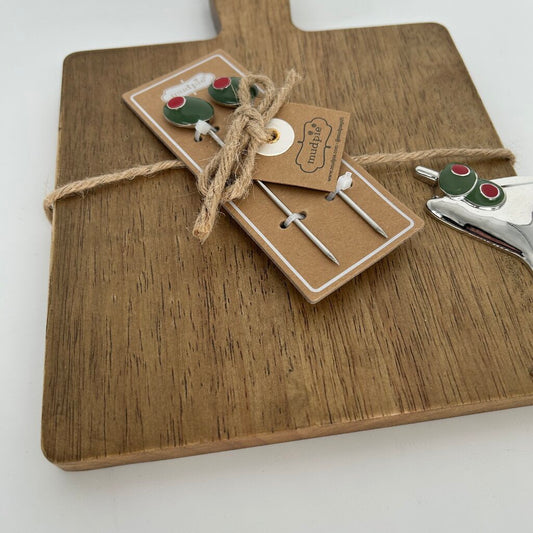 Martini Cheese Board Set
