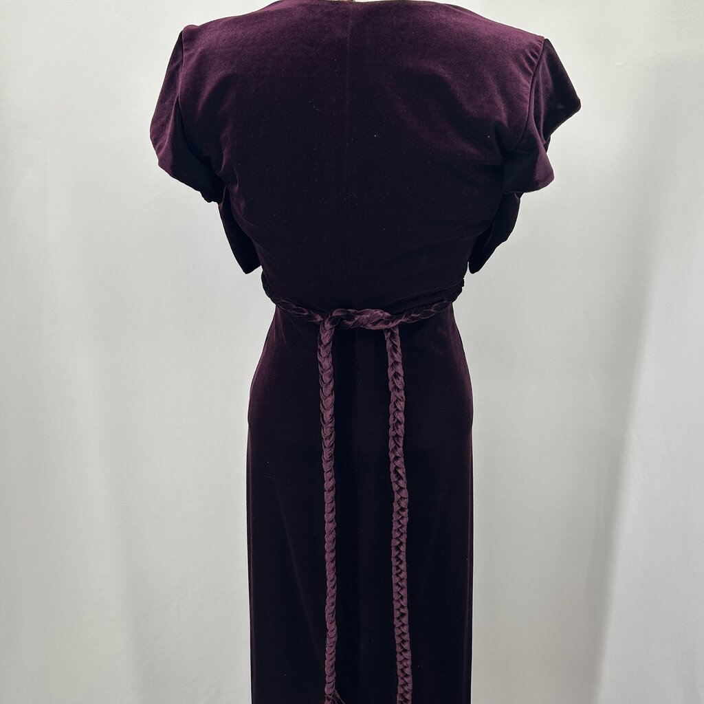 MISA S/s Velvet Maxi Dress