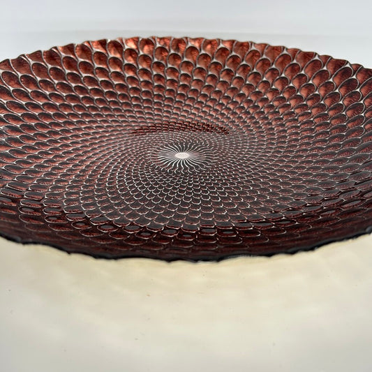 Moroccan Style Peacock Feather Bowl