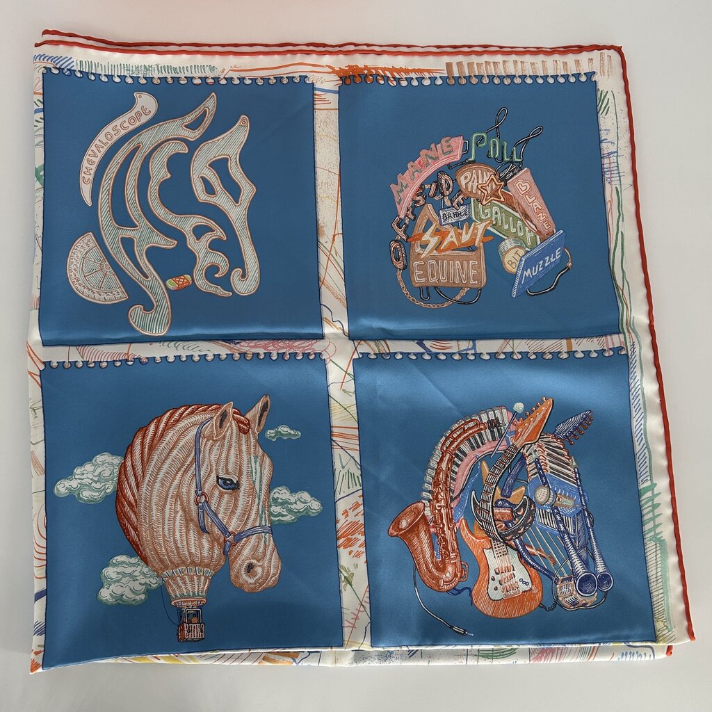 Hermes Silk Scarf