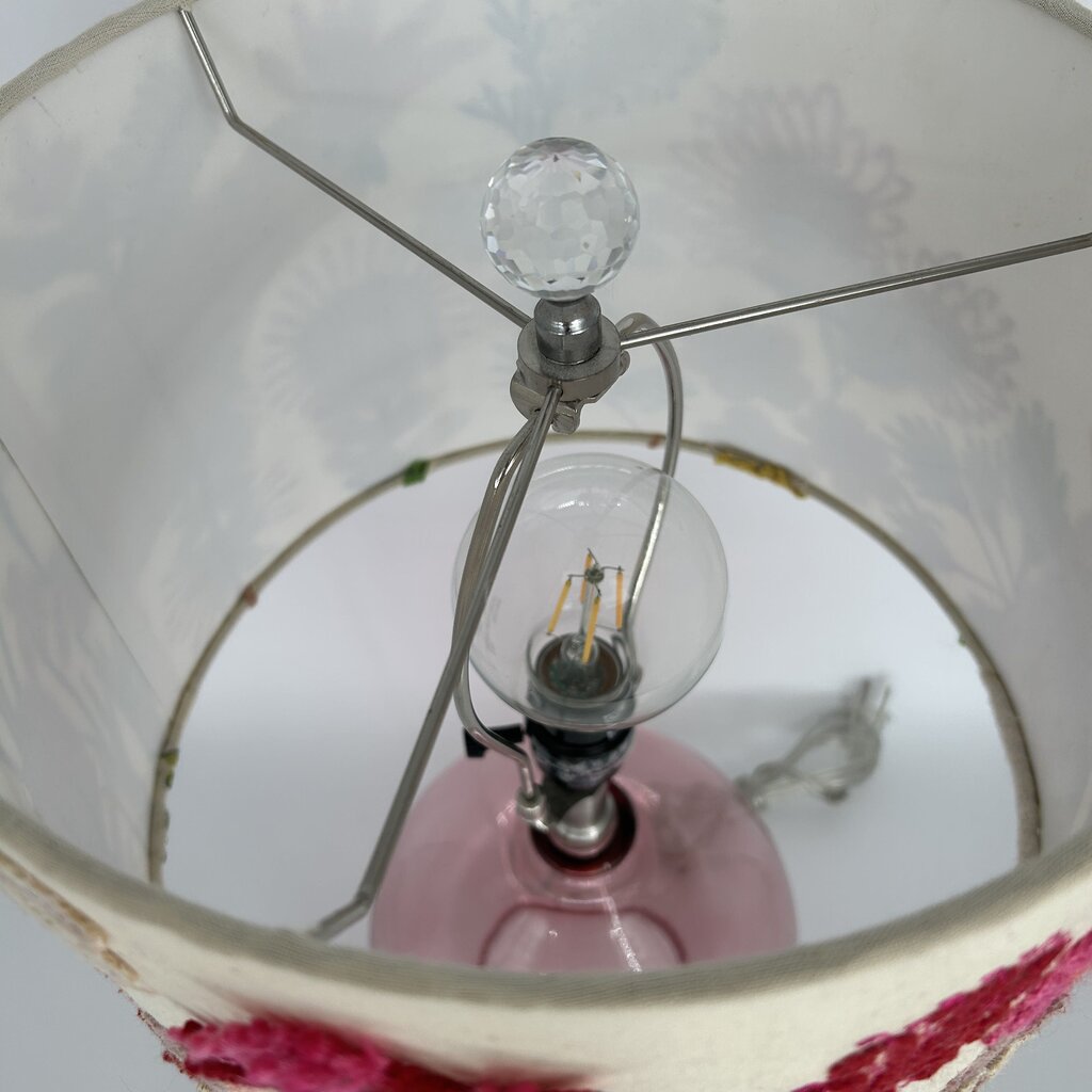 Glass Orb Base Lamp
