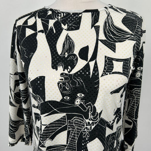 Entity Abstract print Shirt