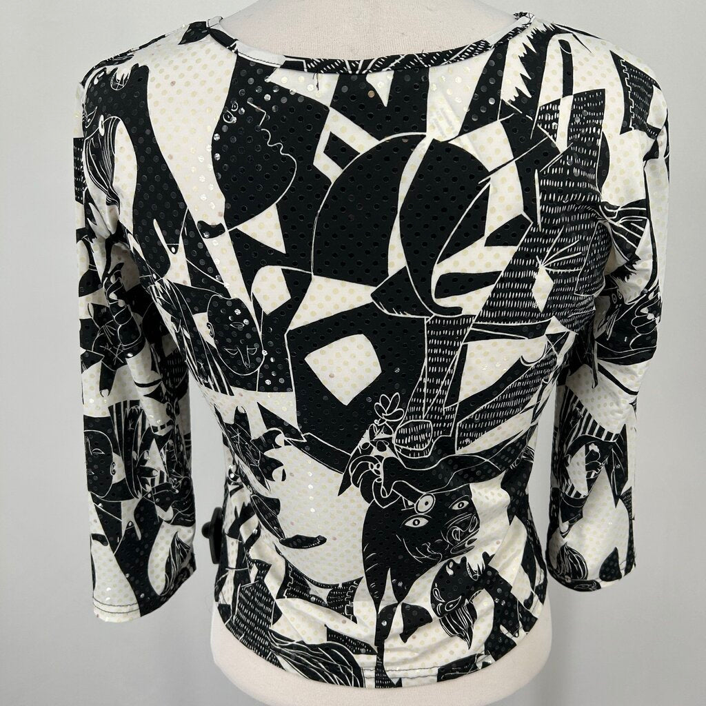 Entity Abstract print Shirt