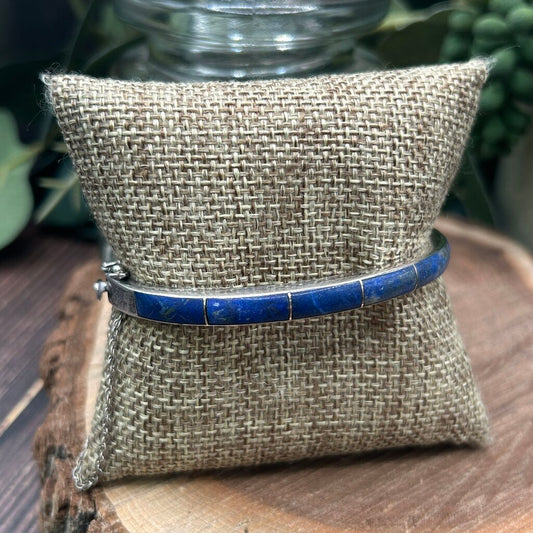 VtG Silver Lapis Cuff