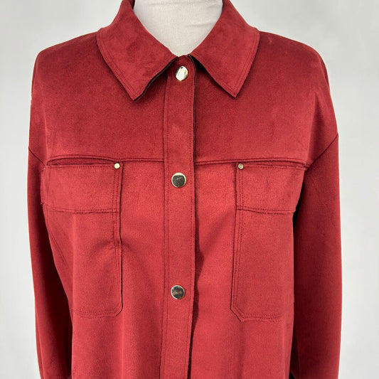 Philosophy Faux Suede Jacket