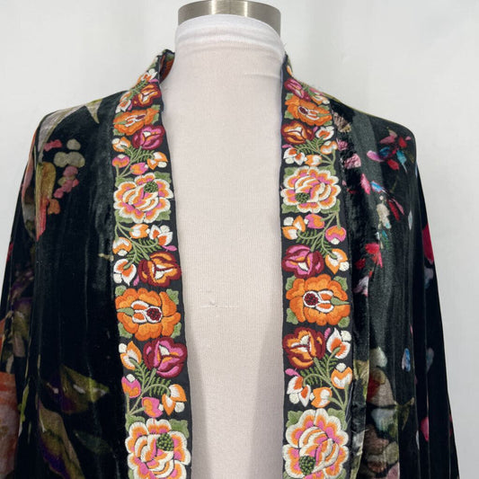 Johnny Was Velvet Kimono