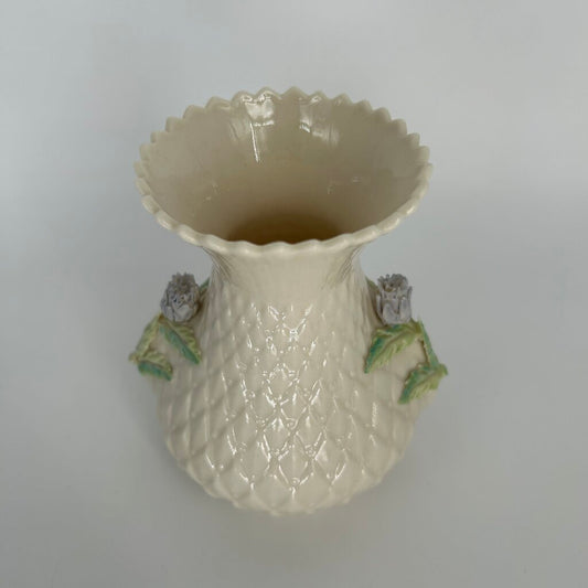 Belleek Floral Vase