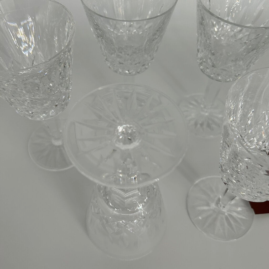 6 Waterford Wine Glasses