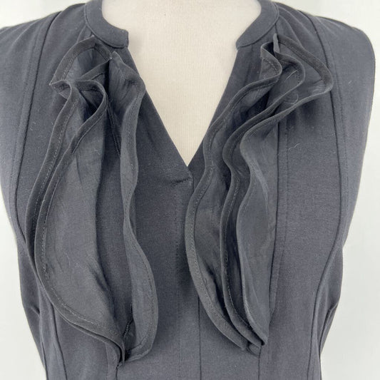 Nic + Zoe Slvls Ruffled Shirt