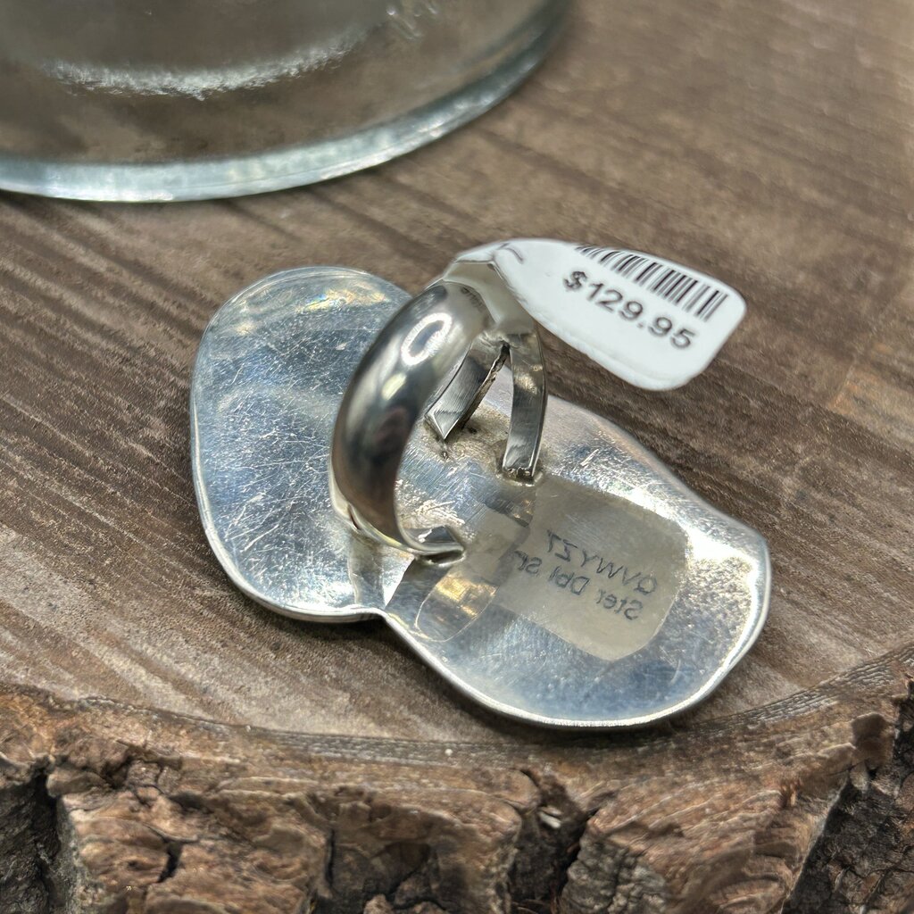 Sterling Double Stone Ring