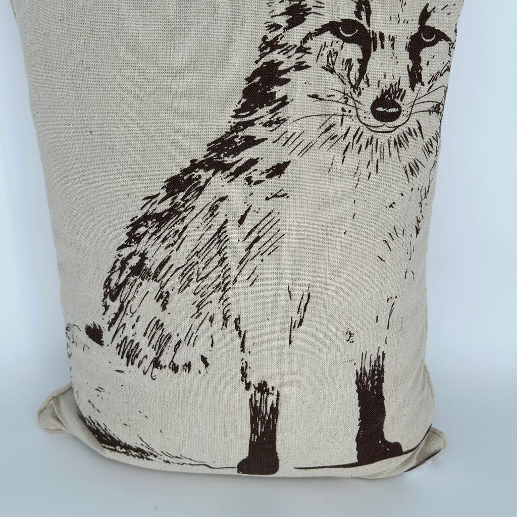 Fox Front Down Pillow