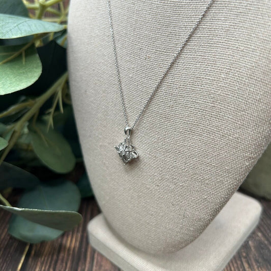 Sterling & Diamond Necklace