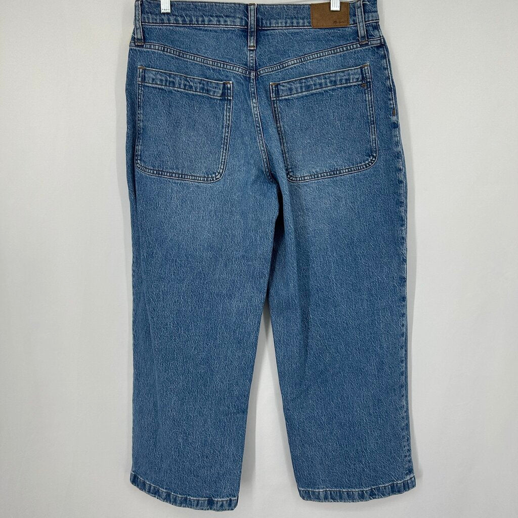 Madewell Wide Leg Cropped Jeans
