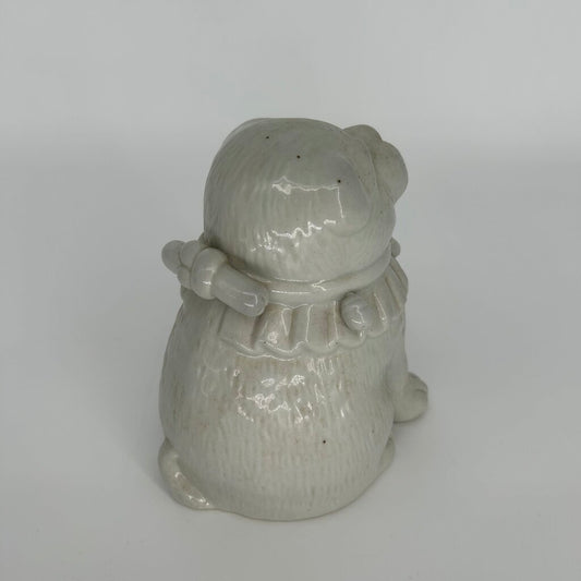 Porcelain Puppy Figurine