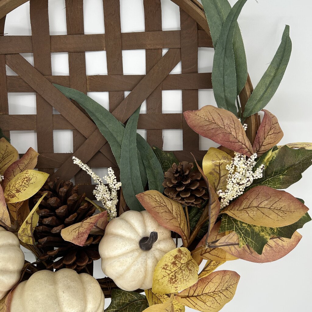 Fall Foliage in Tobacco Basket