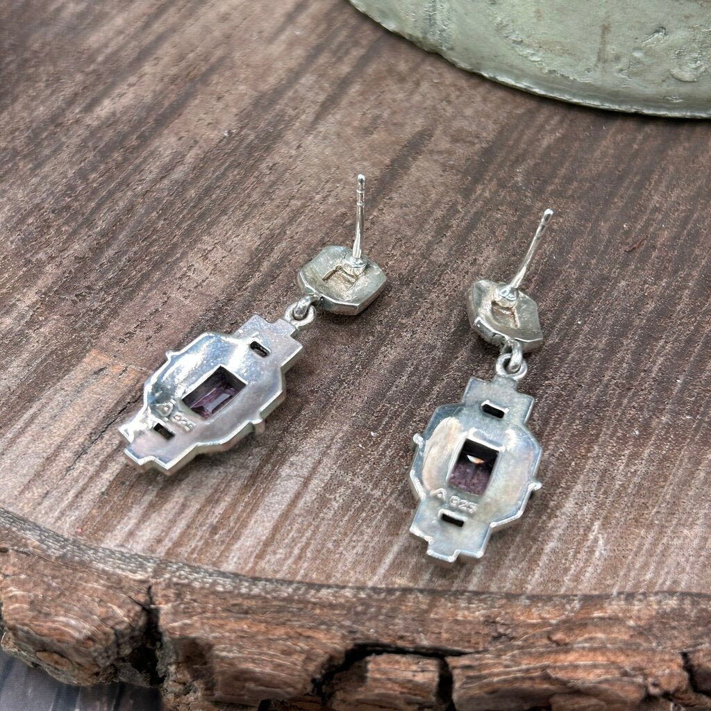 Sterling Art Deco Earrings