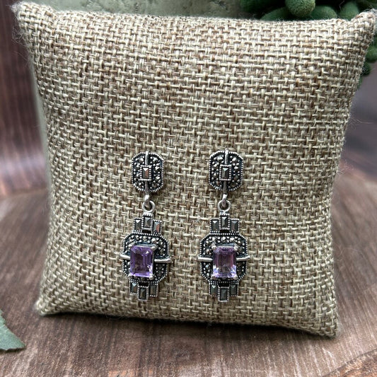 Sterling Art Deco Earrings