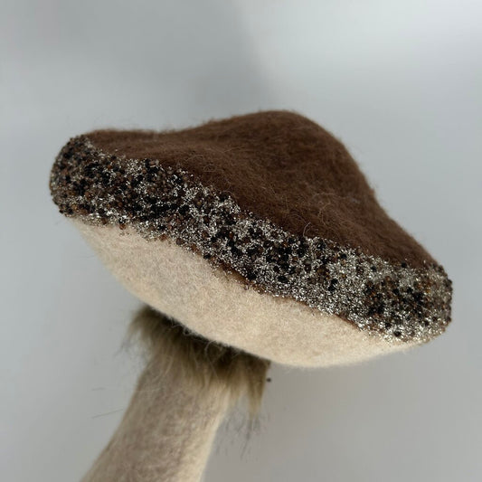 Glitter Trim Mushroom