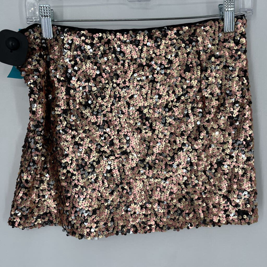 Free People Sequin Mini Skirt