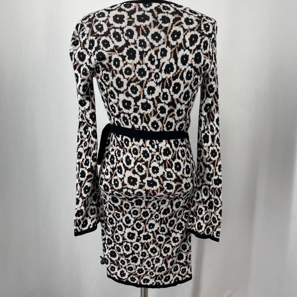 DVF L/s Floral Wrap Dress