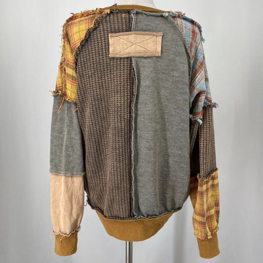 Oli & Hali L/s Patchwork Shirt