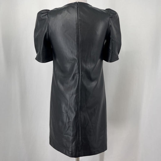 Loft S/s Faux Leather Dress